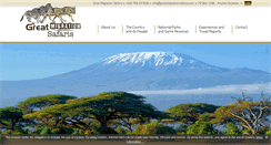 Desktop Screenshot of greatmigrationsafaris.com